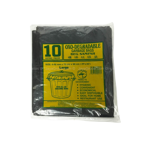 TTL Biodegradable Garbage Bag (Large) 90cm x 75 10pcs/pack (highest price)