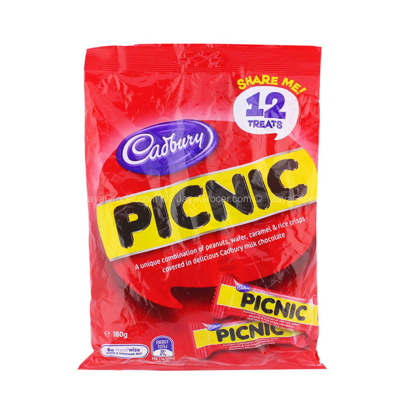 Cadbury Picnic Chocolate Bar Multipack 180g (highest price)