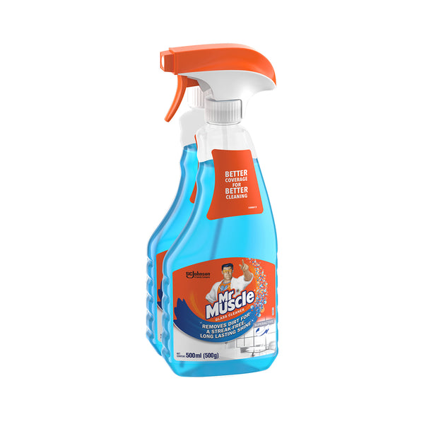 Mr Muscle Kiwi Kleen SuperActive Glass Cleaner 500ml x 2 (highest price)