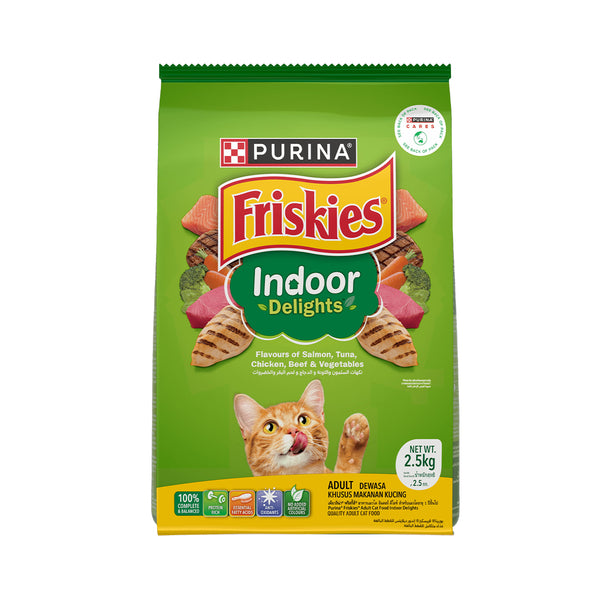 Friskies Adult Indoor Delights Hairball Cat Food 1kg (highest price)