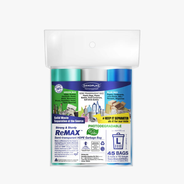 Sekoplas Remax 3 in 1 Roll Large 75 x 90cm x 15 pcs 1pack (highest price)