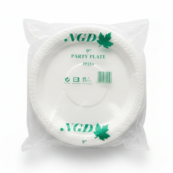 Polypropylene Party Plate 9 inch 50pcs/pack