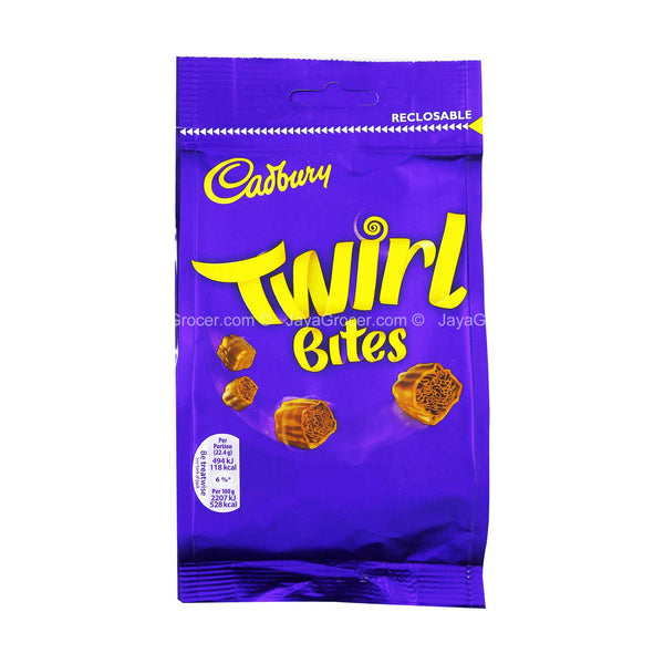 Cadbury Twirl Bites Bag 109g (highest price)