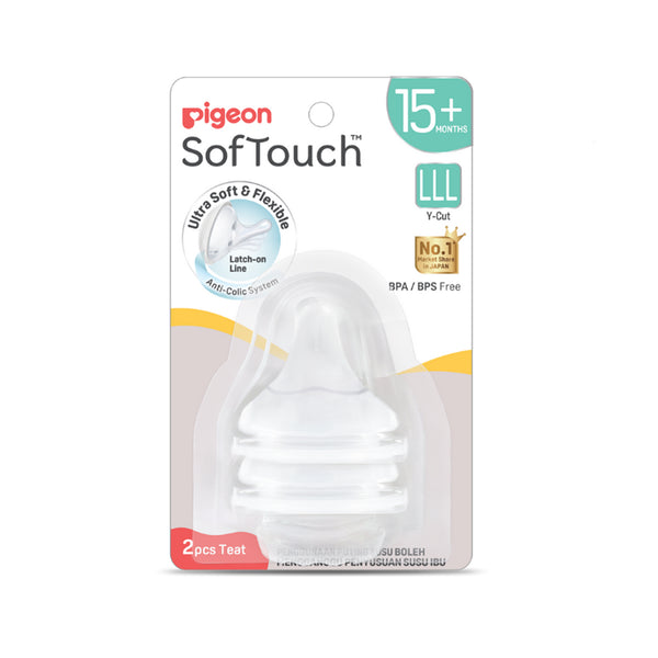 Pigeon Softouch Teat LLL 2pcs/pack