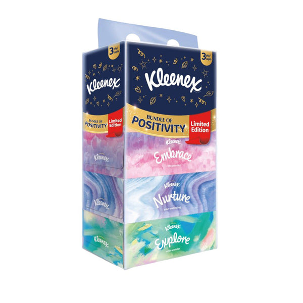 Kleenex Festive Box Tissue 3ply 90sheets x 5