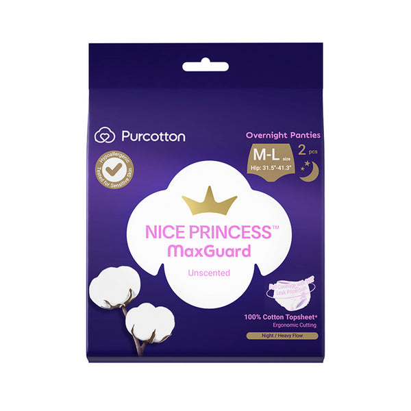 Purcotton Maxguard Panties M-L 2pcs/pack