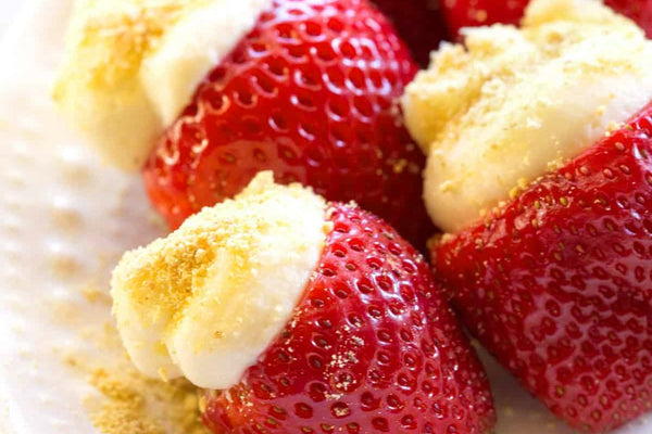 No Bake Strawberry Cheesecake Bites