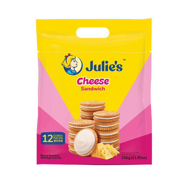 Julie's Cheese Sandwich Biscuits 336g (highest price)