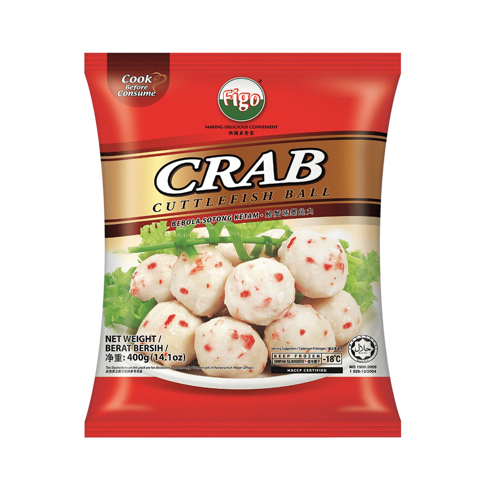 Figo Crab Cuttlefish Ball 400g – Jaya Grocer | Food Bayana