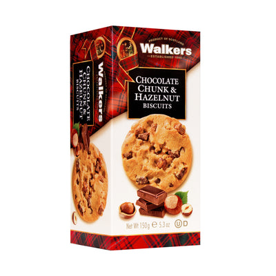 Walkers Chocolate Chunk and Hazelnut Biscuits 150g