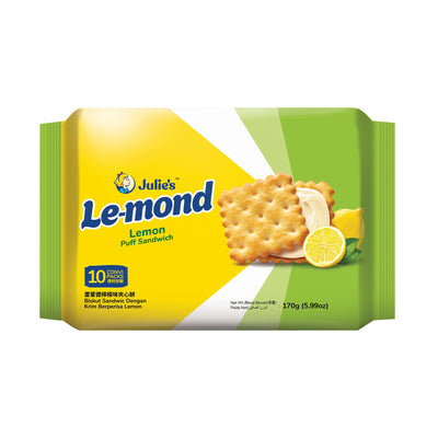Julies Le Mond Puff Lemon Cookies 170g