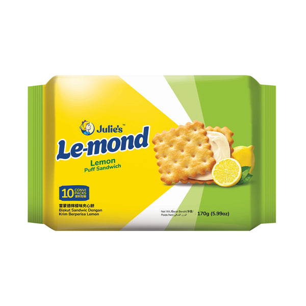 Julies Le Mond Puff Lemon Cookies 170g (highest price)