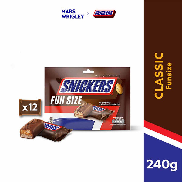 Snickers Fun Size Peanut Chocolate Bar 240g (highest price)