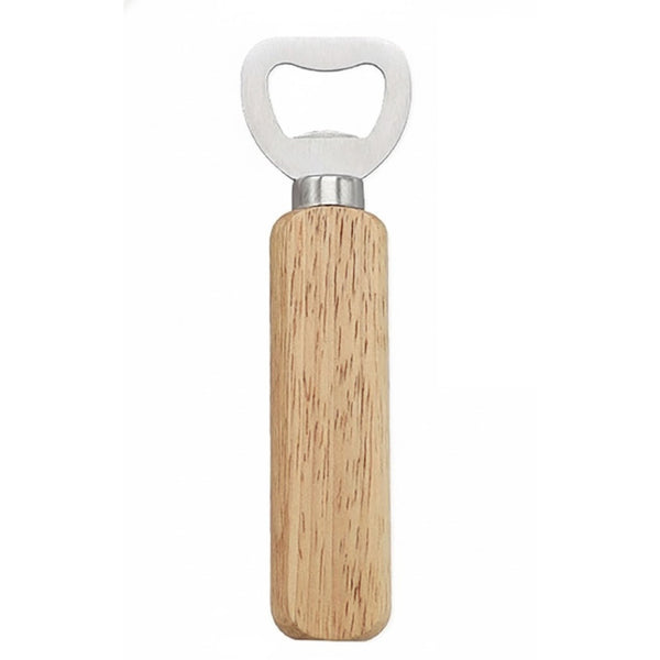 SR Wood Handle Bottle Opener 1pack