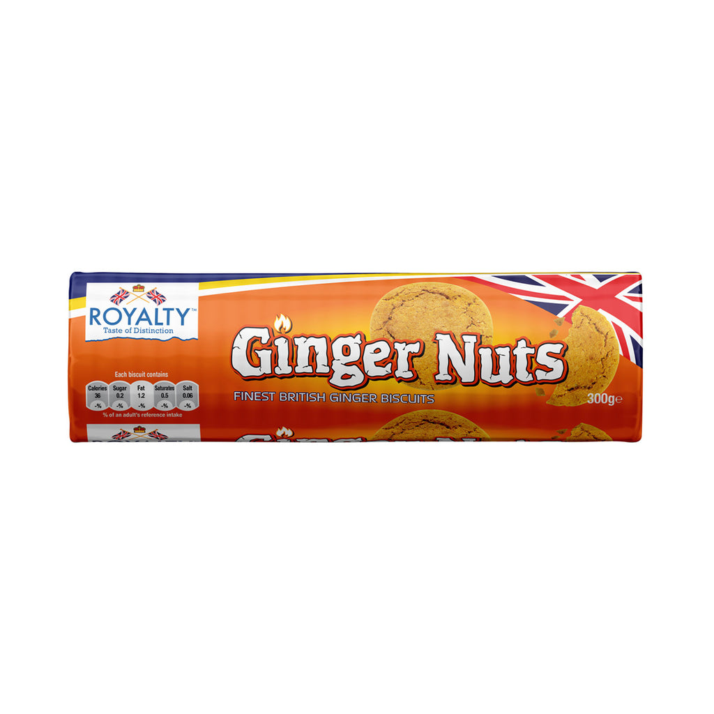 Royalty Gingernuts Biscuit Organic 300g
