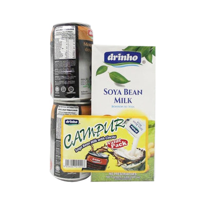 Drinho Campur (Soya 1L + Cincau 300ml x 2) 1pack