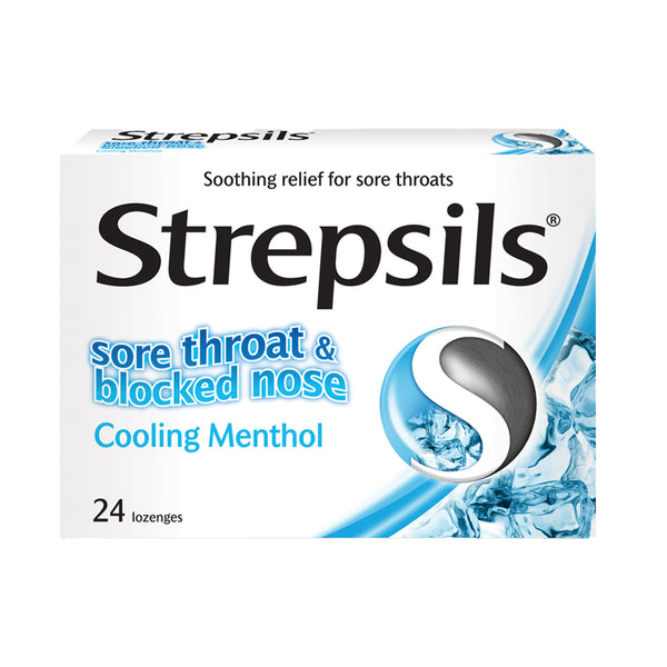 Strepsils Lozenges for Sore Throats Cool 6pcs/pack (highest price)