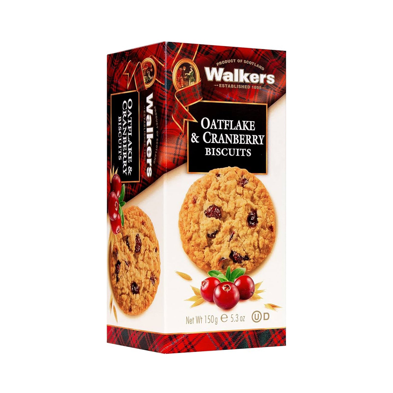 Walkers Oatflake and Cranberry Biscuits 150g