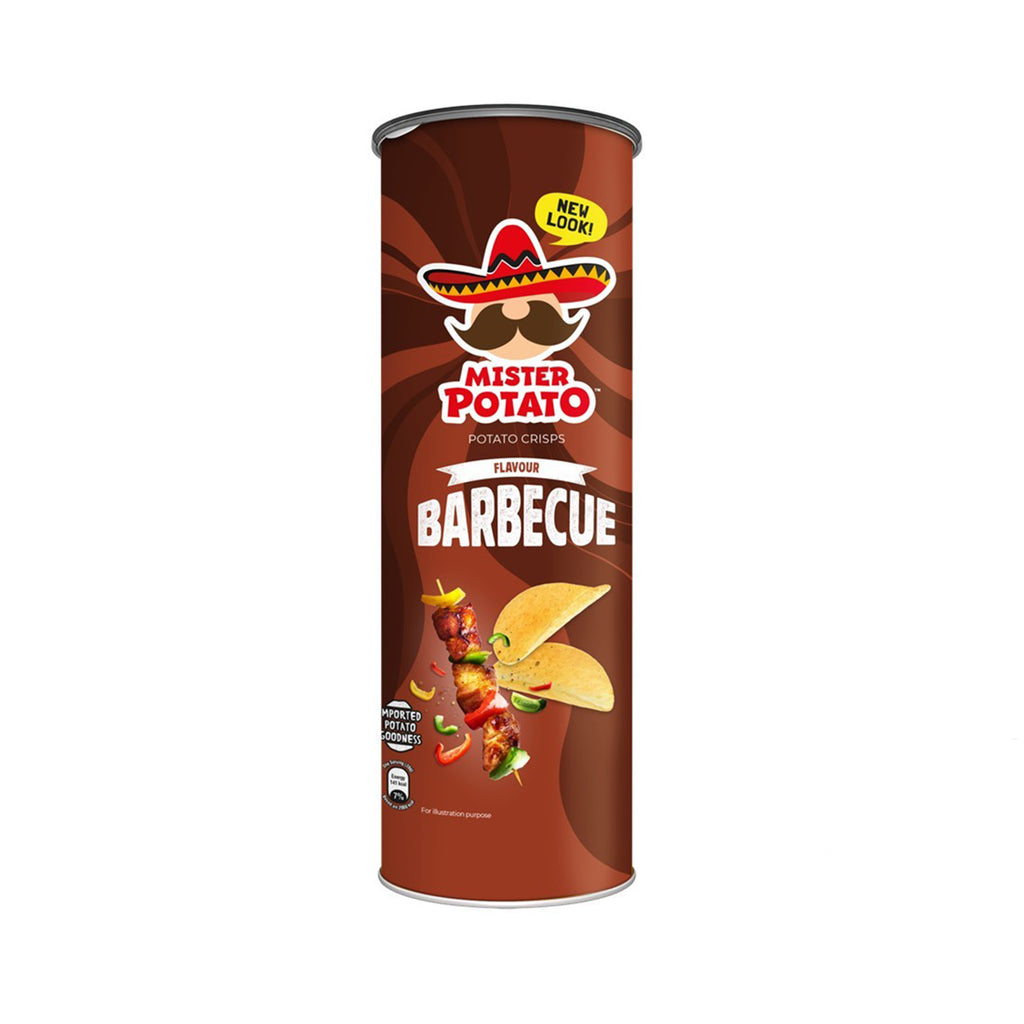 Mister Potato Barbeque Flavour Potato Crisps 125g