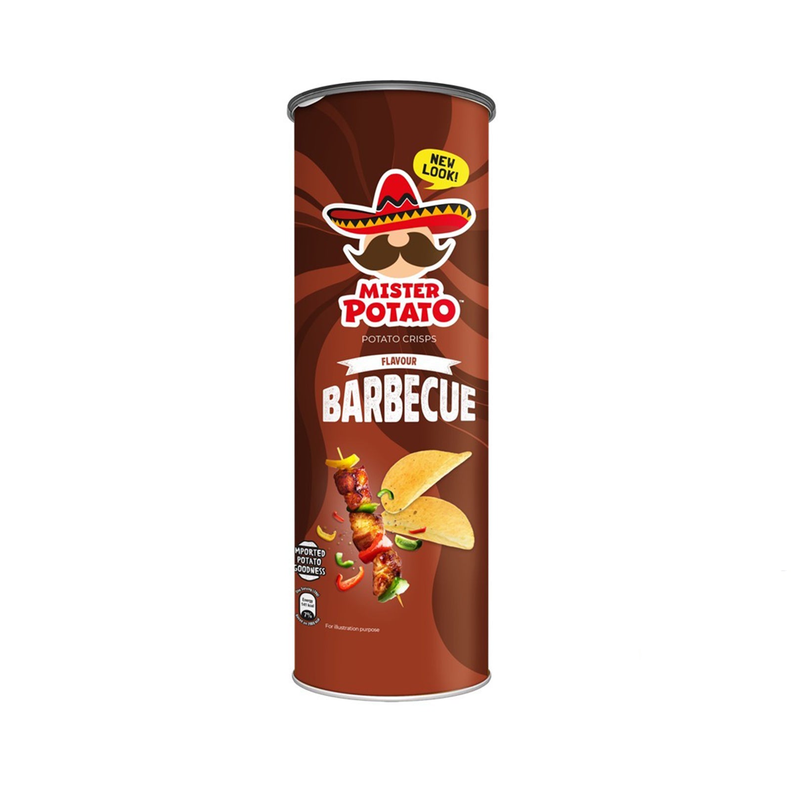 Mister Potato Barbeque Flavour Potato Crisps 125g