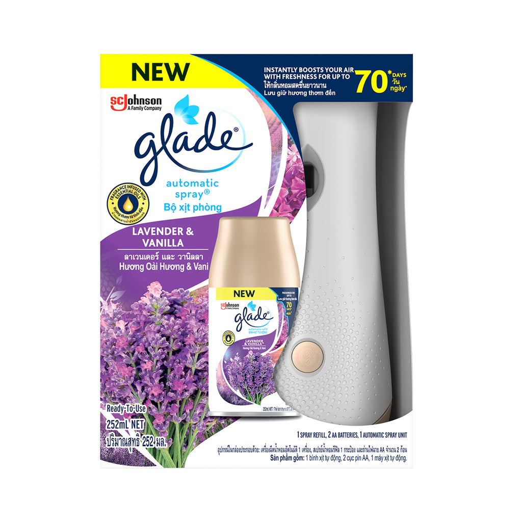 Glade Lavender 3 in 1 Automatic Spray 1pack