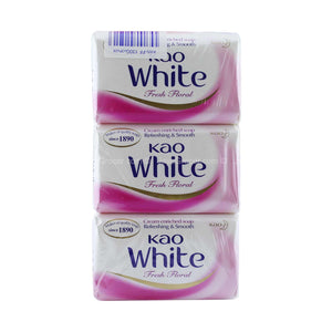 Kao White Fresh Floral Soap 130g x 3