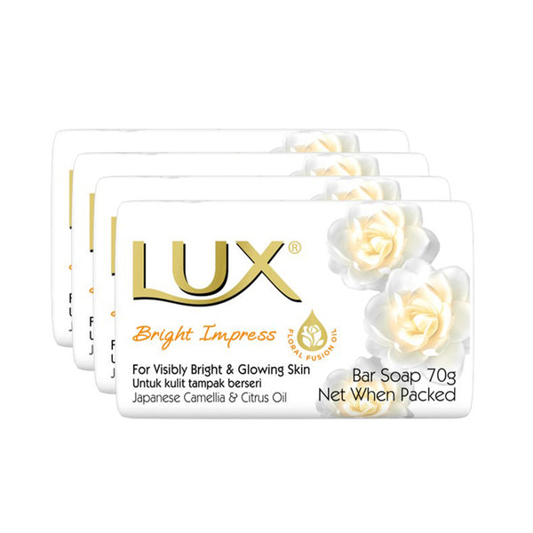 Lux Soap (White Impress) 3+1 70g