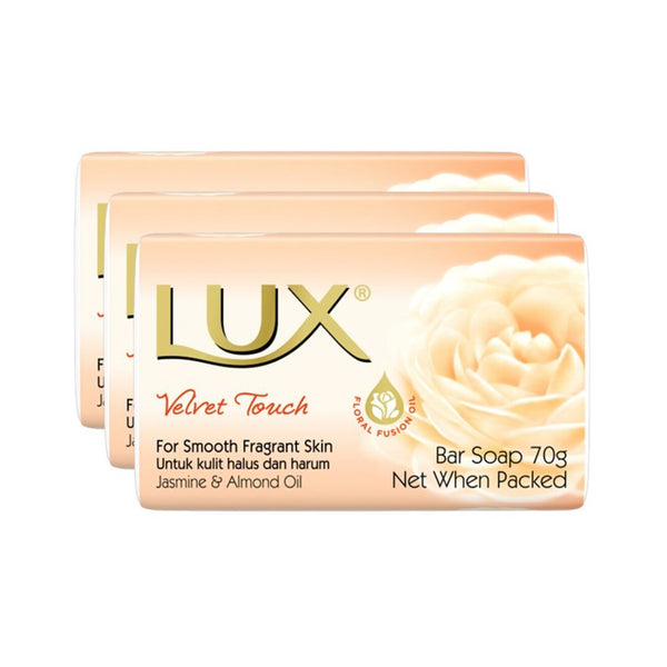Lux Soap Velvet Touch 3+1pcs/pack x 70g