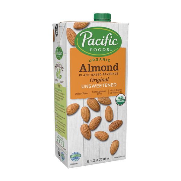 Pacific Organic Almond Milk Original Unsweetened 946ml (highest price)
