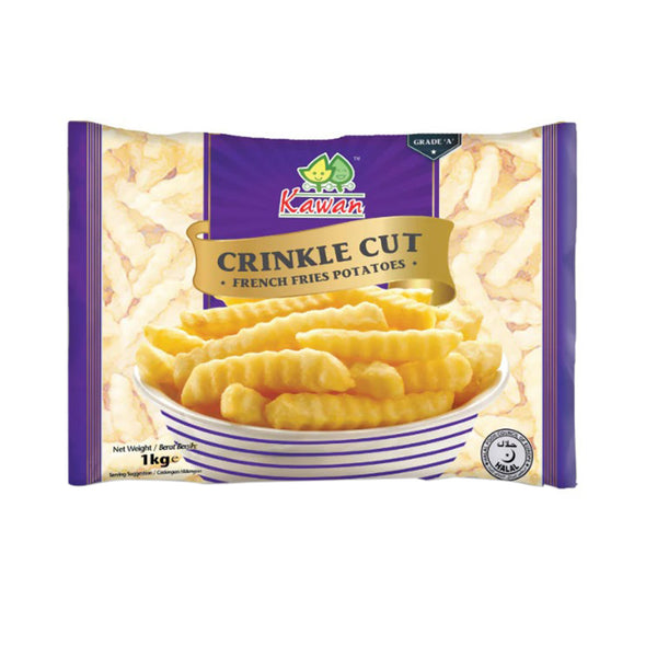 Kawan Crinkle Cut French Fries 1kg (highest price)