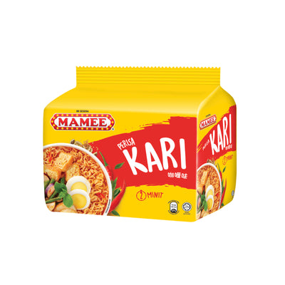 Mamee Curry Flavour Instant Noodle 77g x 5