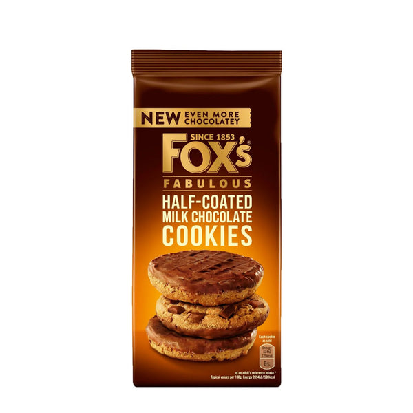 Foxs Half Coated Extremely Chocolate 175g