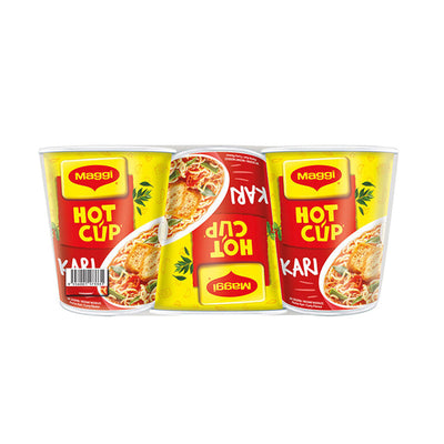 Maggi Hot Cup Curry Flavour Instant Noodle 58g x 6