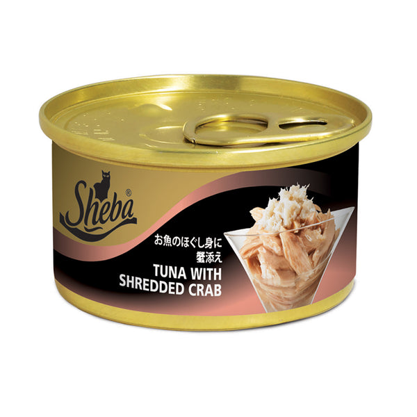 Sheba Cat Food (Tuna With Shredded Crab) 85g (highest price)