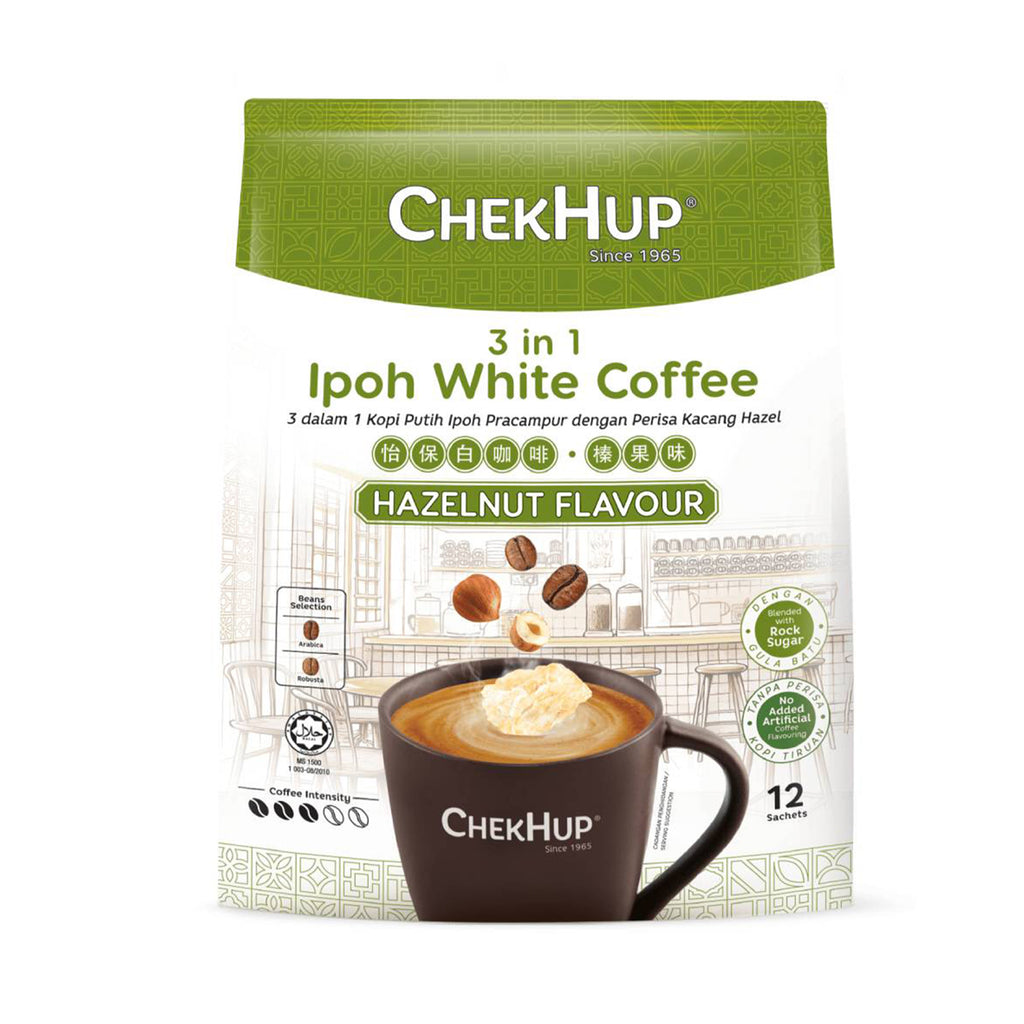 Chek Hup 3 in 1 White Coffee Hazelnut Flavour 35g x 12