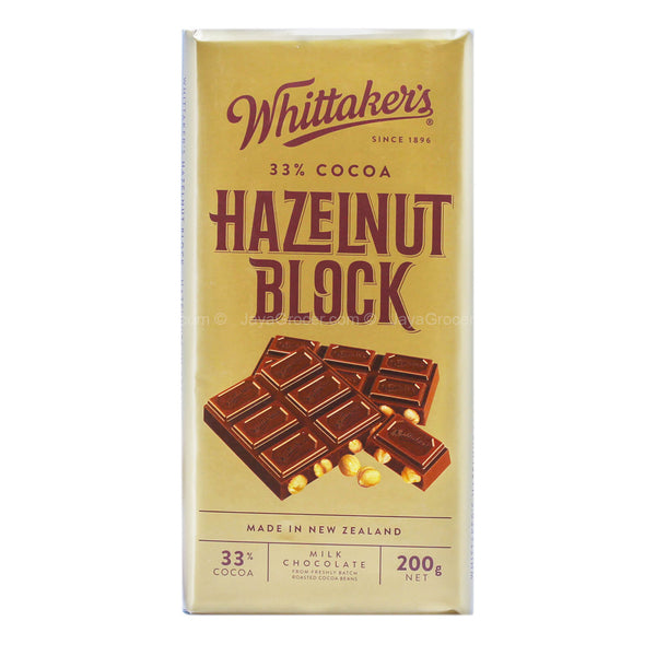 Whittakers Hazelnut Block Chocolate Bar 200g (highest price)