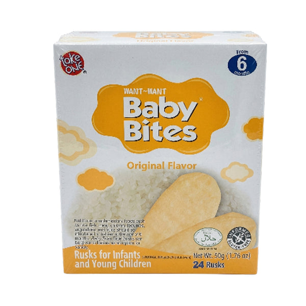 Take One Baby Bites Baby Rusks Original Flavour 50g (highest price)