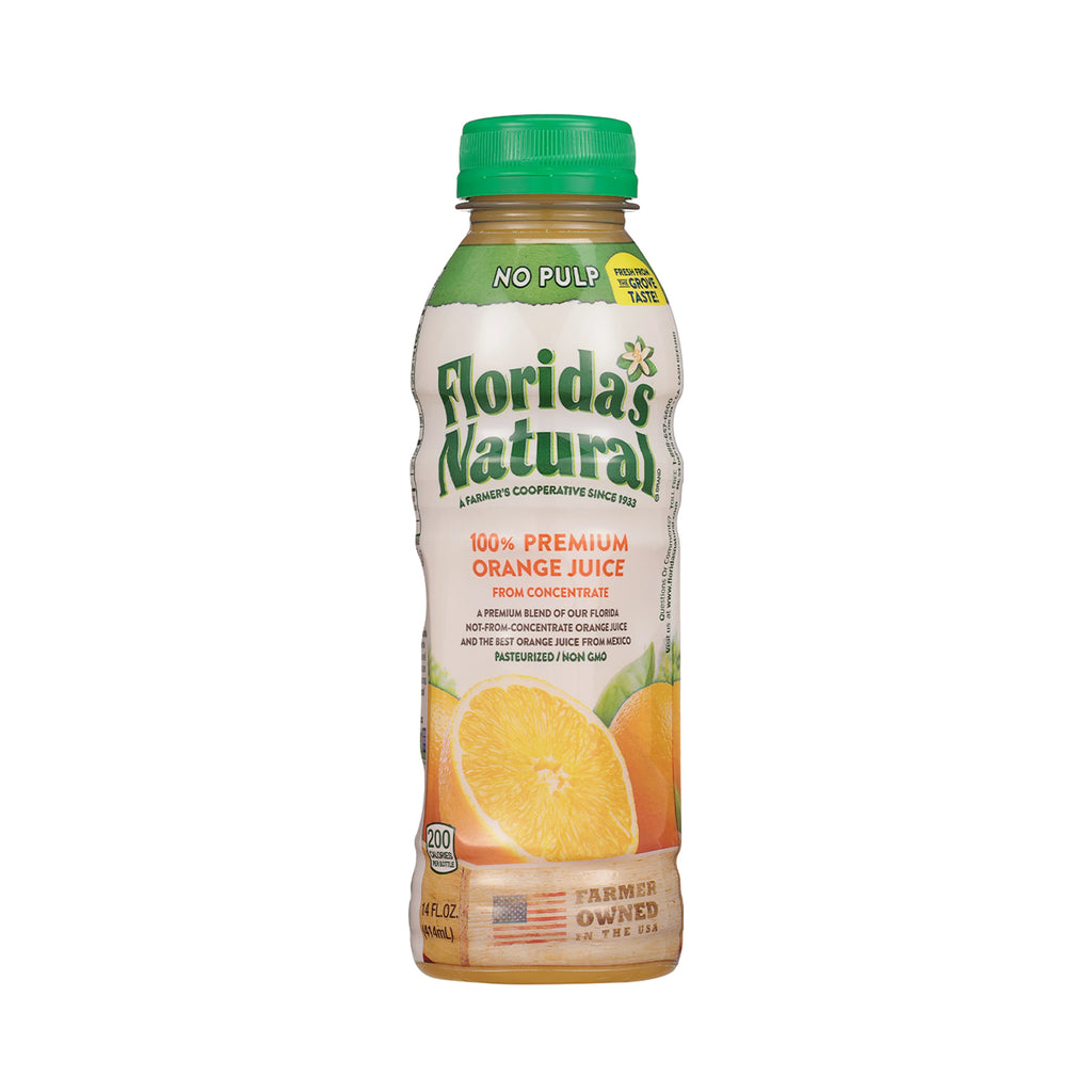 FloridaÃ¢â‚¬â„¢s Natural Premium No Pulp Orange Juice 414ml