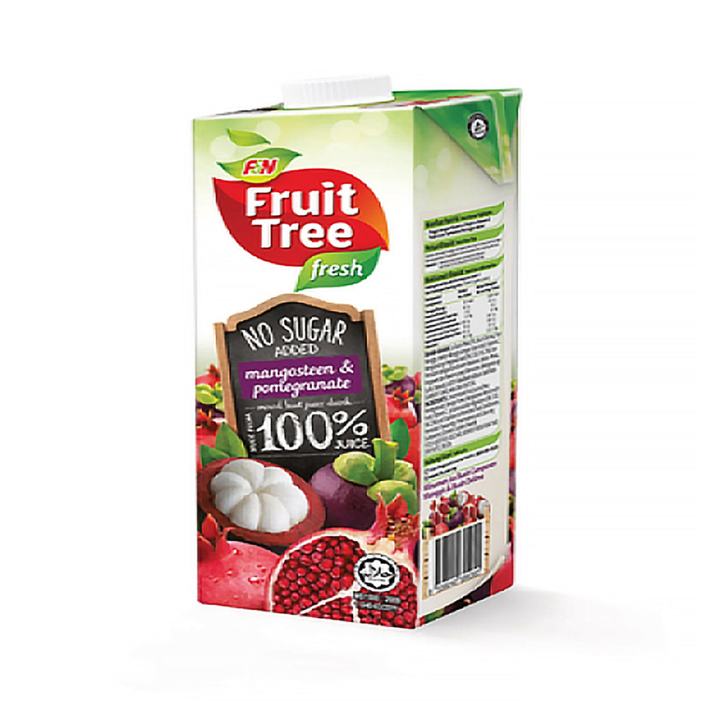 Fruit Tree Fresh Mangosteen & Pomegranate No Sugar Added 1L