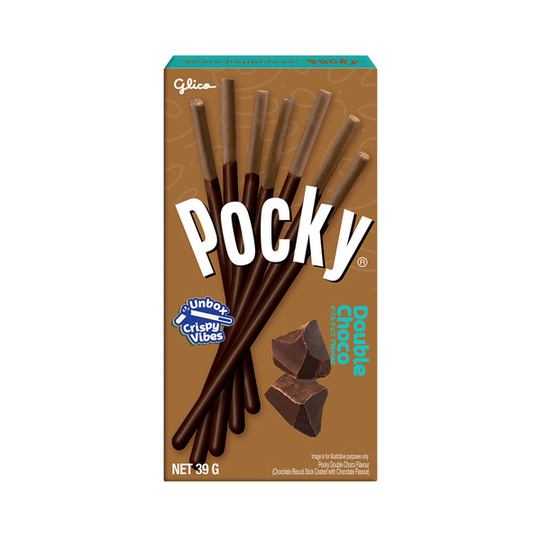 Glico Pocky Double Chocolate Flavour Biscuit Stick 39g (highest price)