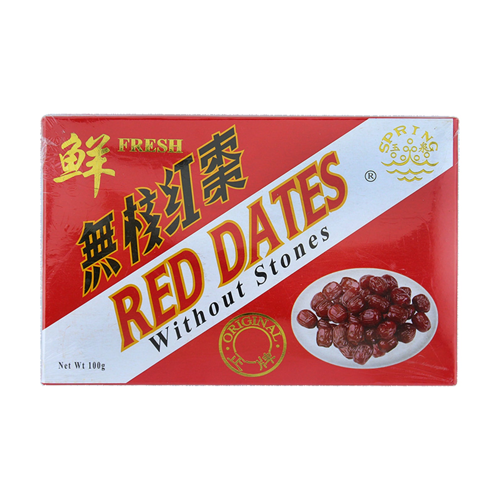Spring Fresh Red Dates without Stones 100g