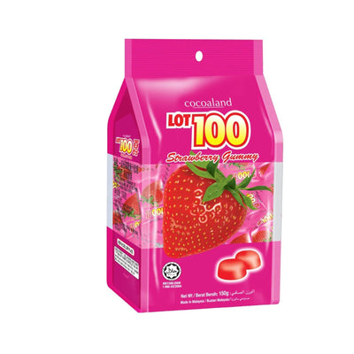 Lot 100 Strawberry Gummy 130g