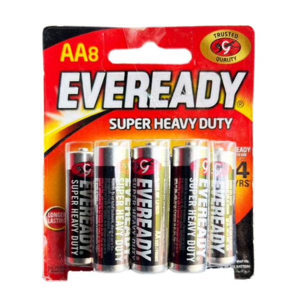 Eveready Battery AA Black 1215 BP8 1pack (highest price)