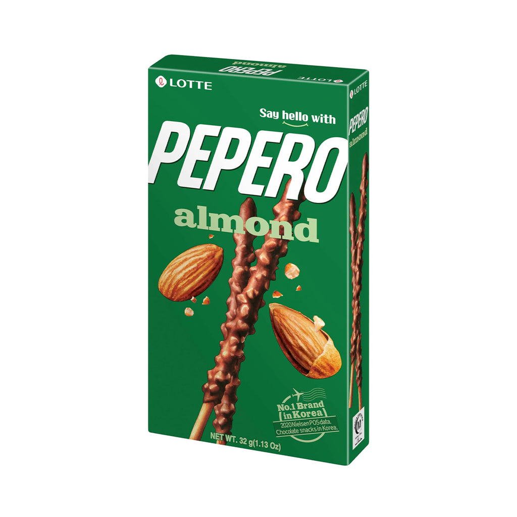 Lotte Almond Pepero Biscuit Sticks 32g