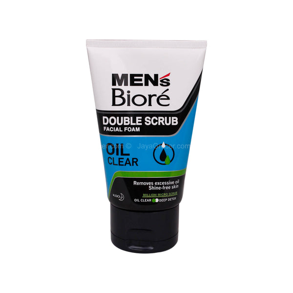 Biore Men Double Scrub Facial Foam Oil Clear 100g (highest price)