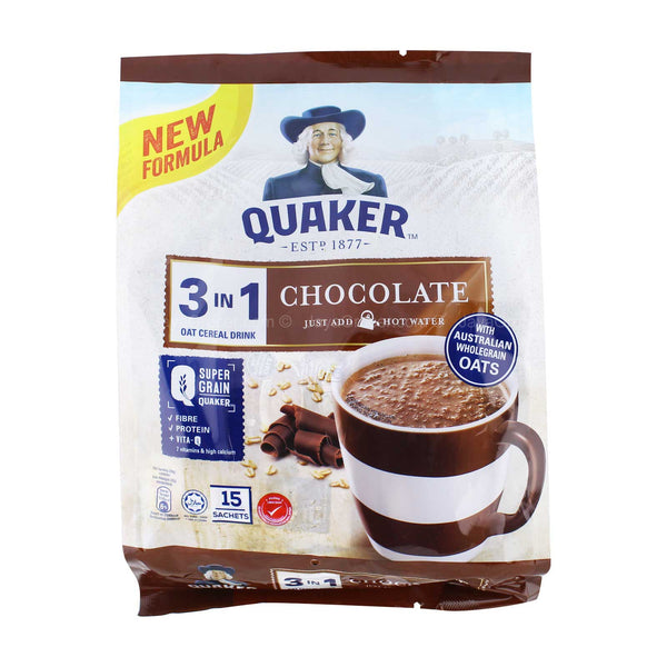 Quaker 3 in 1 Vital Chocolate Cereal Drink 28g x 15 (highest price)