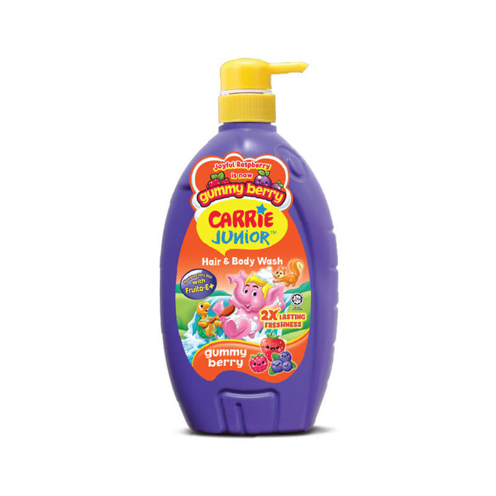 Carrie Junior Hair And Body Wash Joyful Raspberry 700ml