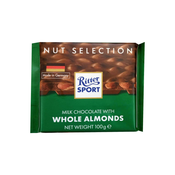 Ritter Sport Whole Almond Chocolate Bar 100g (highest price)