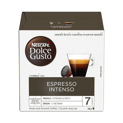 Nescafe Dolce Gusto Espresso Intenso Coffee Capsules 128g