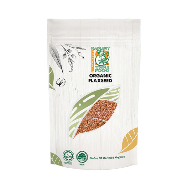 Radiant Whole Food Organic Flaxseed 500g (highest price)